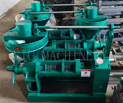 3 Bộ Máy ép dầu trục vít 6yl-100 tự động đã sẵn sàng để vận chuyển