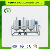 Máy tinh chế dầu hướng dương thô nhỏ MR-3 với chất lượng tốt